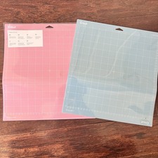 Cricut FabricGrip and LightGrip cutting mats 12 by 12 Unused With Some Dust