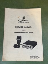 Original Cobra 19GTL CB Radio Service Manual With Schematics