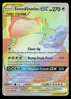 Pokemon Eevee & Snorlax GX 191/181 Team Up Rainbow Rare Secret Rare Near Mint