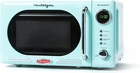 Nostalgia Countertop Microwave Oven with Easy Clean Interior - Retro Microwave w