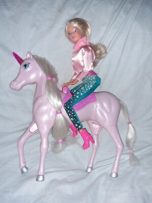 Simba Steffi Love Doll - Jointed Articulated - Unicorn Horse - Barbie type
