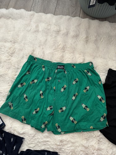 Polo RALPH LAUREN Signature Horses Print DESIGNER PYJAMAS SHORT BOTTOM M L XL - Picture 13 of 16