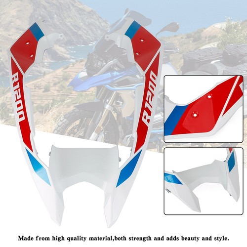 Front Nose Fairing Beak Fender Cover For BMW R1200GS / ADV 2014-2018 Iridium - Picture 2 of 15