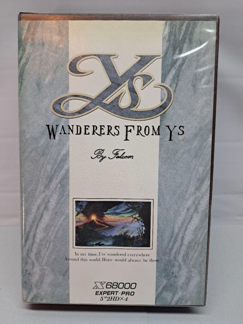 SHARP X68000用 WANDERERS FROM YS YsIII Ys3 -WANDERERS FROM Ys- SHARP X68000 Game FD, Manual
