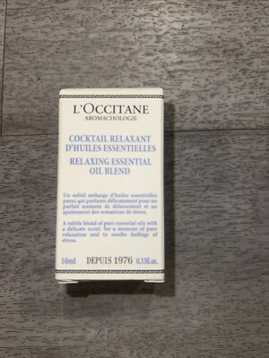 L'OCCITANE AROMACHOLOGIE RELAXING ESSENTIAL OIL BLEND  0.33oz/10ml  NIB