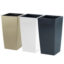 Vaso quadrato Alto Liscio