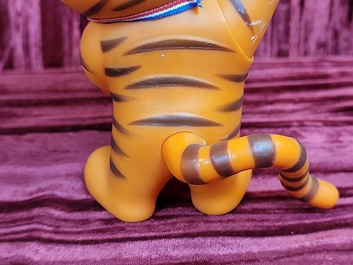 Hodori Tiger 1988 Seol Olympic Mascot Figurine PVC Flocking Figure 5.5" Korea - Picture 12 of 19