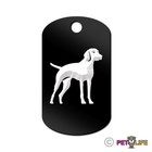 Vizsla Engraved Keychain Gi Tag dog hungarian Many Colors