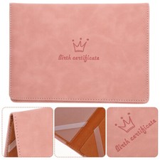 Birth Certificate Sleeve Birth Home Certificate Protective Leather Protector