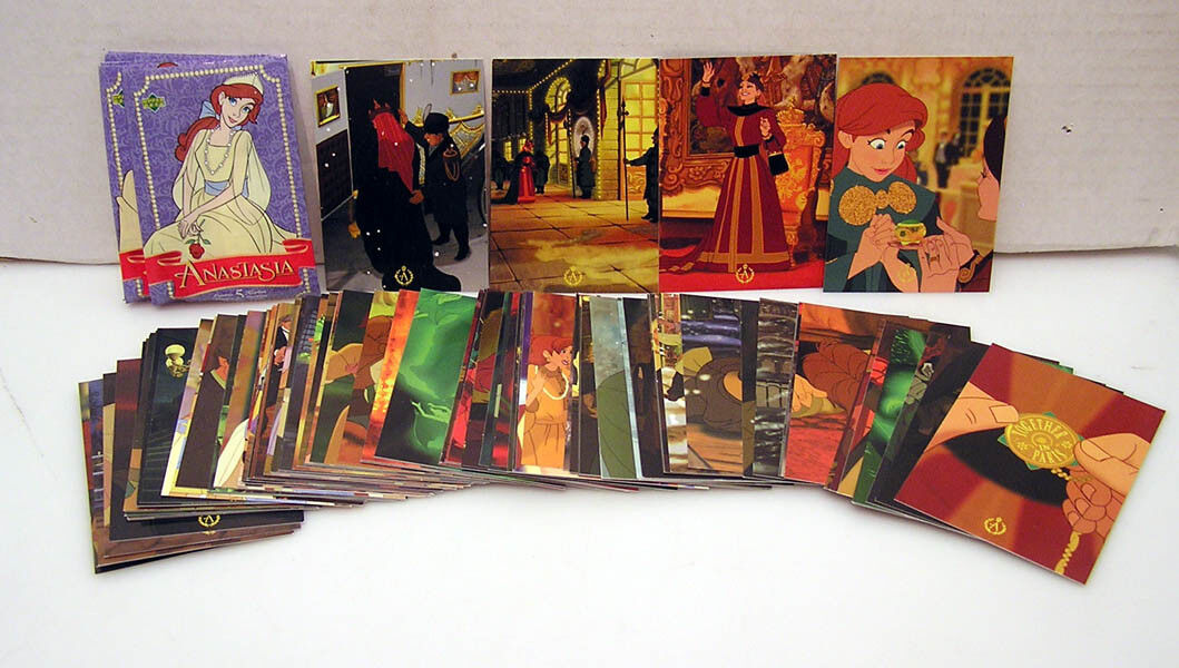 1998 Genuine Free Fashion Shipping Anastasia Animated MovieTrading Card of Set 99 Cards KATC