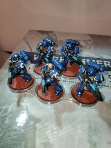 Games Workshop Warhammer 40K Space Marines Primaris Hellblasters pro painted | eBay