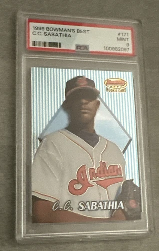 1999 Bowman's Best CC Sabathia #171 PSA 9 MINT Rookie RC