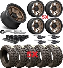 Bronze W Black Lip Wheel Tire Package Fuel 35 12.50 18 New Mud Terrain Bronze W Black Lip Wheel Tire Package Fuel 35 12.50 18 New Mud Terrain
