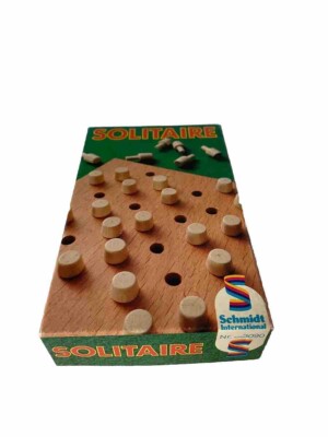 Solitaire Schmidt Spiele alte Ausgabe grün 6263090 Retro Vintage