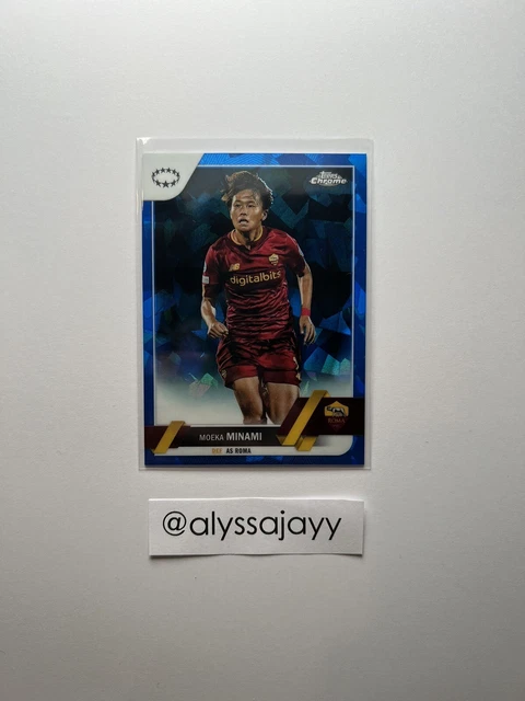 2022/23 Topps UEFA Women’s Champions League Chrome Sapphire - Moeka Minami