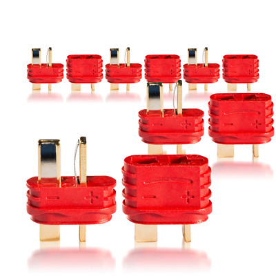Hochstrom T Steckverbinder T-Stecker T Buchse mit Kappe w Deans 5 Paar partCore