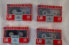 Maxell Audio 60 Minute Recording Cassettes 4 Pk