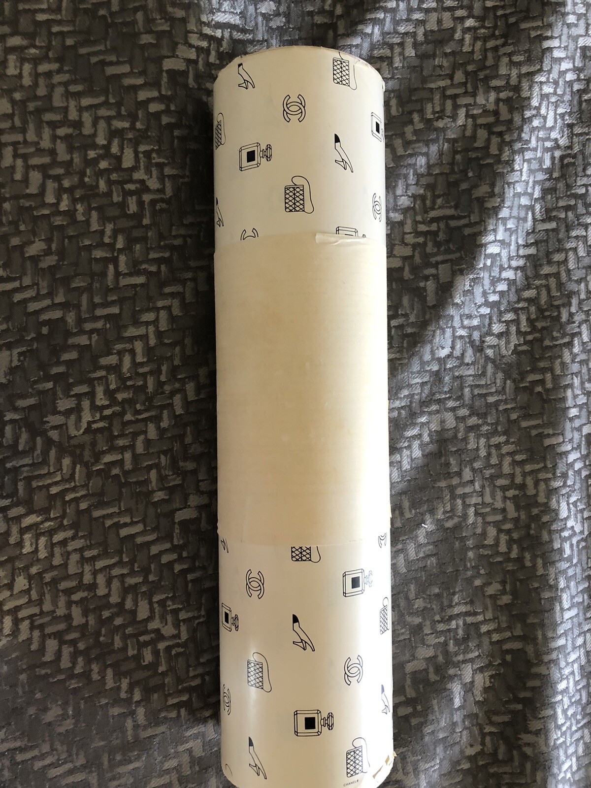 NWT Chanel CC Coco Chanel Authentic Gift Wrapping Paper Vintage 7 Pound Roll