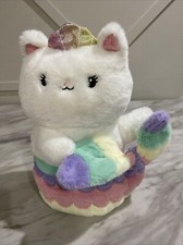 FAO Schwarz Meowmaid Mermaid Cat Plush Lights Sounds Stuffed Animal