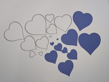 Set of 10 Hearts Cutting Die Scrapbooking Card Making Die 30