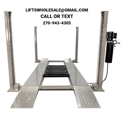 New Triumph NSS-8XLT 8,000 lb 4-Post Service/Storage Lift - Longer & Taller