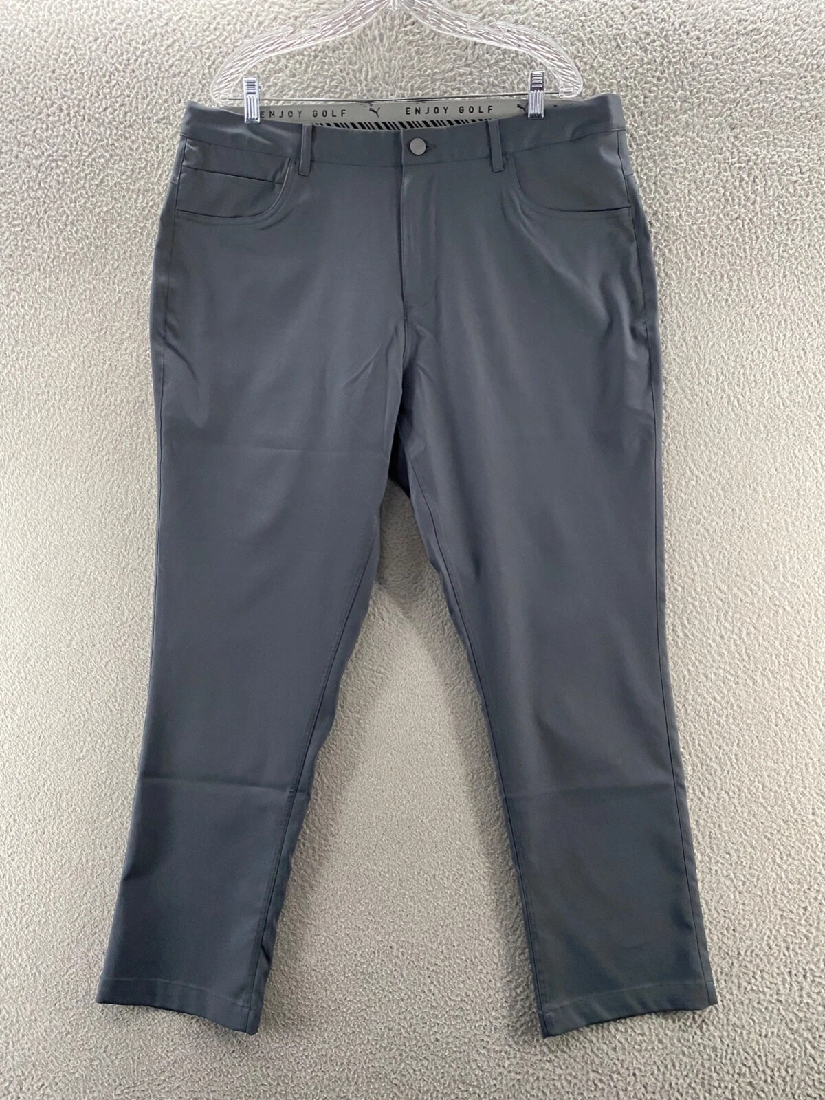 Pantaloni Puma da uomo 40 pantaloni grigi rivenditore prestazioni su misura Wicking 40x30 ottime condizioni