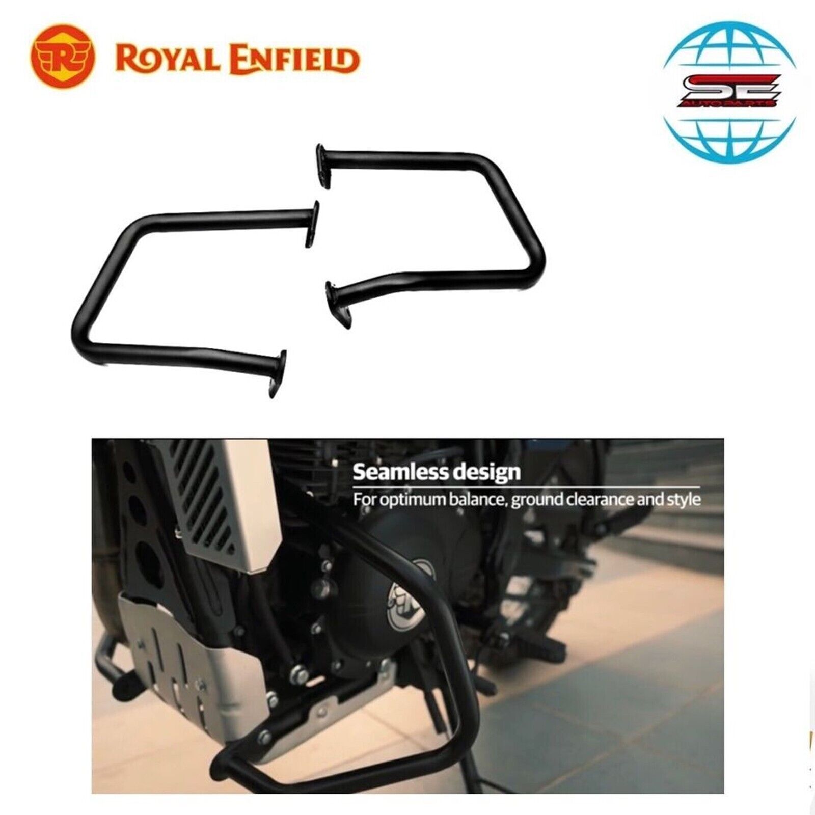 ROYAL ENFIELD HIMALAYAN ENGINE GUARD,OIL COOLER GUARD,FILLER CAP