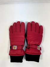 Carhartt Unisex Red / Black color Gloves Size S