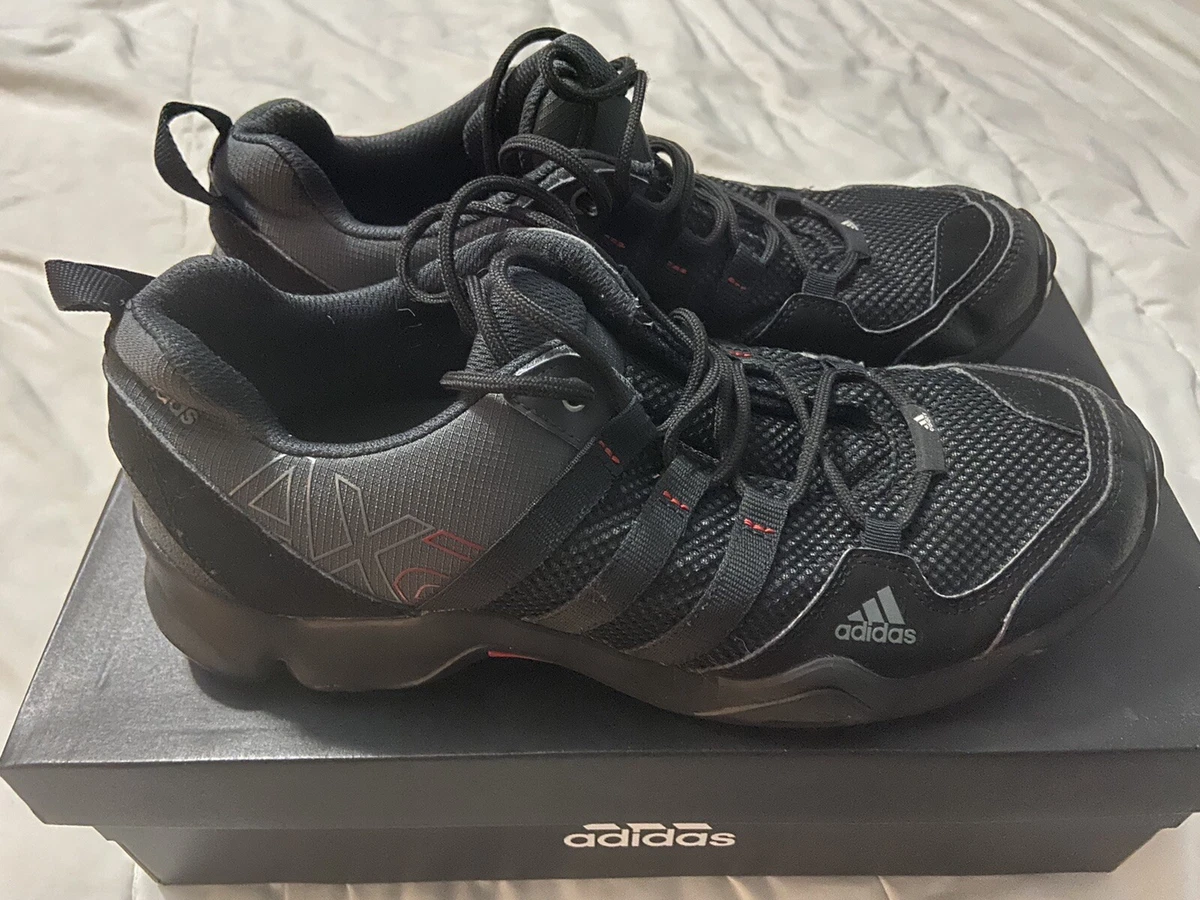 adidas terrex ax2 mens trail hiking shoe black grey 9.5 used eBay