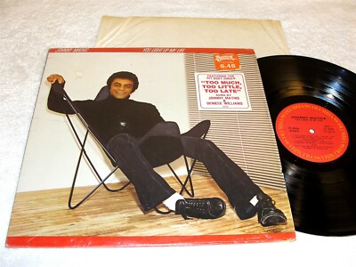 Johnny Mathis ''You Light Up My Life'' 1978 LP, VG+, w/ Shrink +Hype Sticker