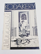 VTG - Original December, 1931 Kodakery The Official Kodak Magazine - Eastman