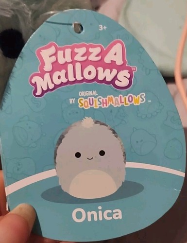 Peluche Squishmallow Fuzzamallows 5" Onica The Turtle NUEVO - Imagen 2 de 5