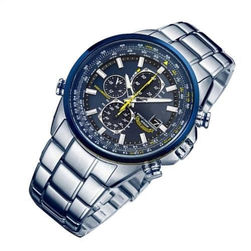 CITIZEN Blue Angels Reloj Hombre Moda Cinturón Cuarzo Reloj Acero Azul - Imagen 2 de 5