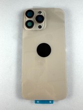 OEM iPhone 16 Pro Max Back Glass Cover Housing w/Camera Lens Magnets & Adhesive