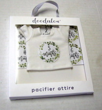 Doodalou, Pacifier Attire, Unisex, 5 Moa., Fits Most Plush Pacifier Brands, New