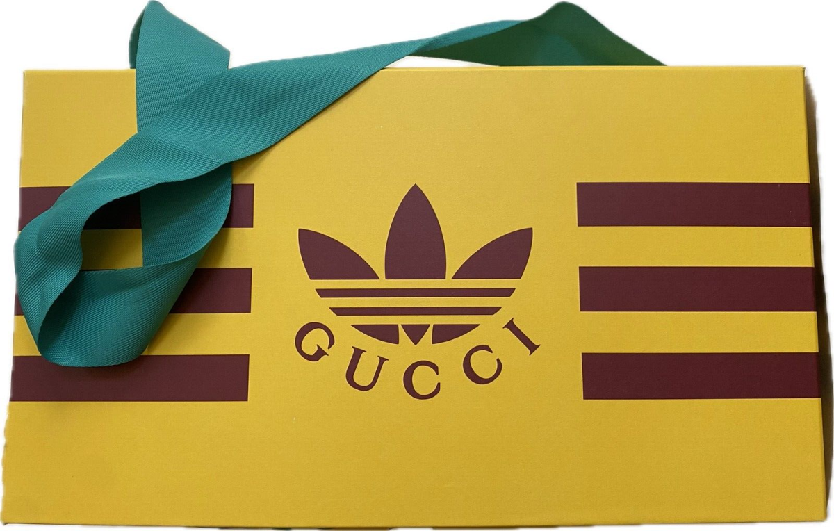 GUCCI x ADIDAS GG Platform Magic Sponge Sandals - YELLOW - Men 10.5US Gucci Sandals for Men for sale - eBay main image 4
