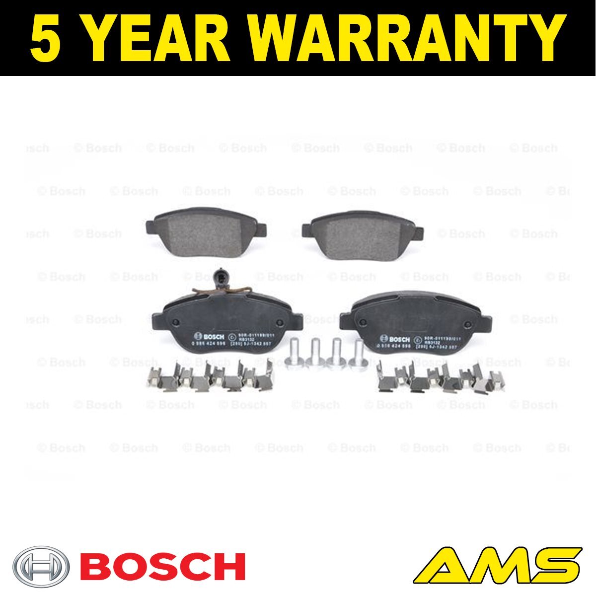 FIAT GRANDE PUNTO 1.4 SPORT 2006-2011 FRONT 2 VENTED BRAKE DISCS AND Pads Set FIAT GRANDE PUNTO 1.4 SPORT 2006-2011 FRONT 2 VENTED BRAKE DISCS AND Pads Set
