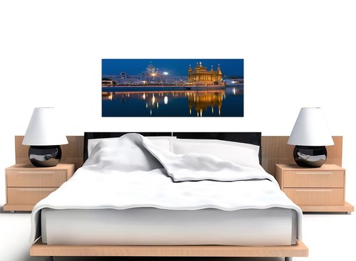 Modern Canvas Prints of Sikh Golden Temple for your Living Room - Picture 4 of 4