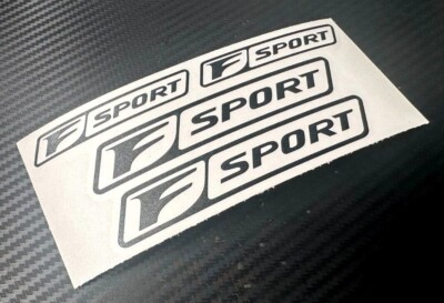 FSport Brake Caliper Decals Vinyl Heat Resistant F Sport Colors RC GS IS LC