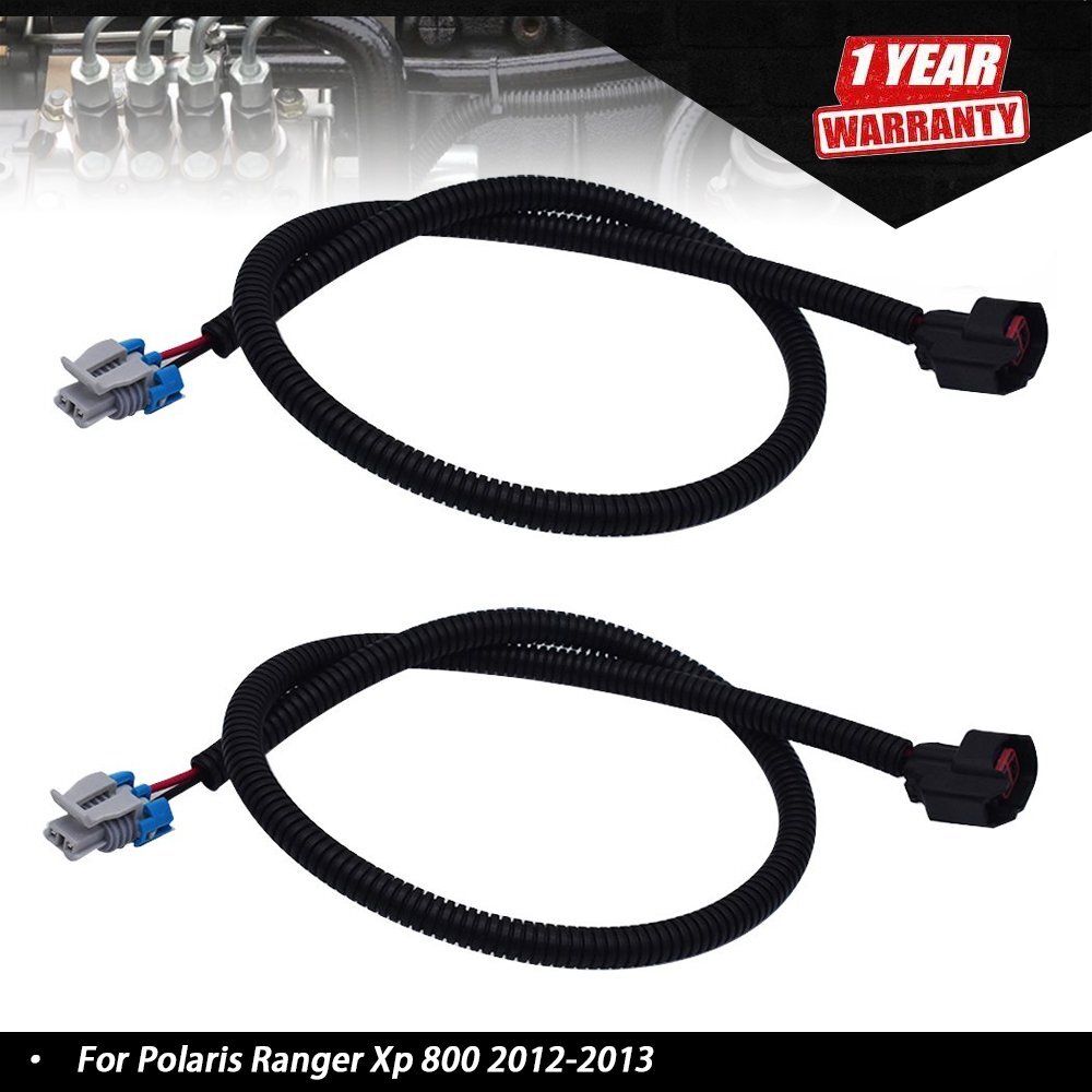 2x Fuel Injector Harness Plug GX1111IJ117XG For Polaris Ranger Xp