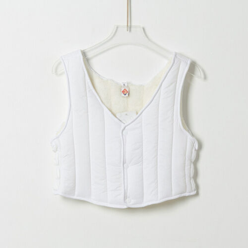 Damen Fleecefutter Weste Flauschig Abgeschnitten Weste Gepolstert Thermo Warm - Bild 13 von 19