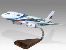 Airbus A319 Siam Reap Airways Bangkok Airways Desk Wood Model Small Scale 1/130