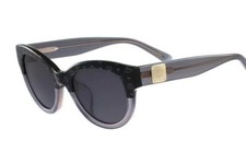 MCM608SA 963 Black Visettos  Grey Sunglasses 53mm with MCM Case