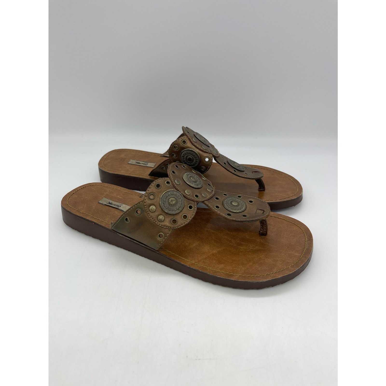 APL Sandali Metro 7 Phoebe 7584020 pelle marrone taglia 9