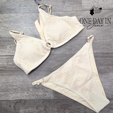 Zaful Ring Tie Back Bikini Swimsuit Size M