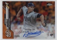 2020 Topps Chrome Rookie Orange Refractor 10/25 Andres Munoz Muñoz Auto 2a5