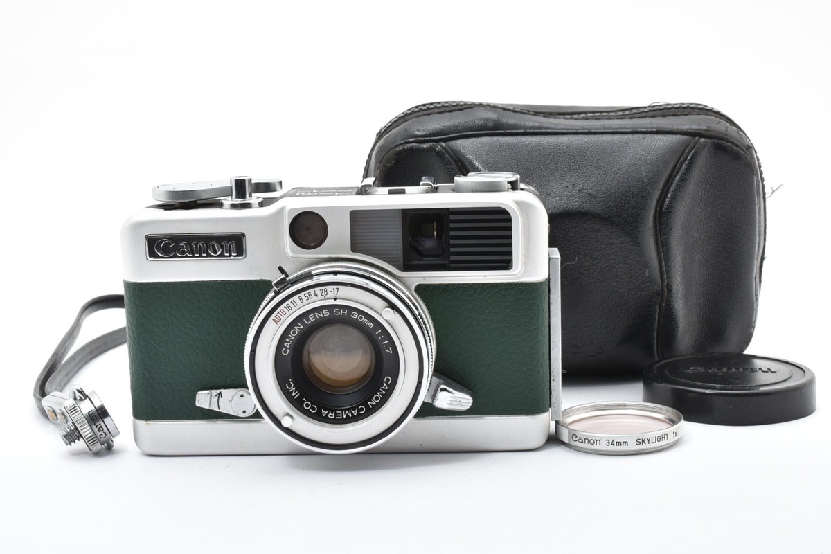 ▶️ MINT Canon Demi EE17 Dark Green 30mm F1.7 35mm Half Film