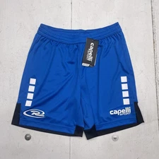 Capelli Sport Shorts Youth Small (8) Blue Black Rush 25/26 Met Soccer AGA-8138RS