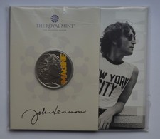 Royal Mint 2025 John Lennon Colour &pound;5 Coin Pack SEALED