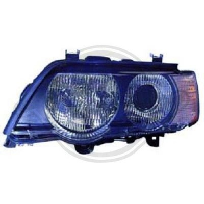 1x Hauptscheinwerfer Diederichs 1290084 für Bmw Rechts
